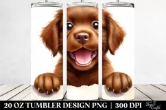 Cute Funny Baby Chesapeake Bay Retriever | 20 Oz Tumbler Product Image 2