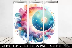 colorfull Wimsicall Moon | 20 Oz Tumbler Product Image 2
