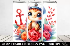 Colorful Baby Turtle 20 Oz Tumbler Product Image 2
