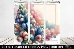 Glossy Hyacinth Abstract Art | 20 oz Tumbler Product Image 2
