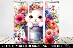 Vibrant Baby Rabbit | 20 Oz Tumbler Product Image 2