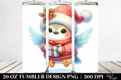 Cute Baby Hummingbird Dressed for Winter, 20 oz Tumbler Product Image 2