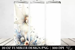 Whimsical Washed Fairy Watercolor Art | 20 oz Tumbler Product Image 2