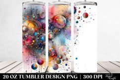 Colorful Metallic Watercolor Splash | 20 Oz Tumbler Product Image 2