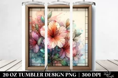 Abstract Wooden Azalea, HD 20 Oz Tumbler Product Image 2