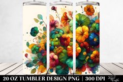 Colorful Stained Design | 20 Oz Tumbler Product Image 2