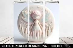 Pastel 3D Christmas Fairy | 20 oz Tumbler Product Image 2