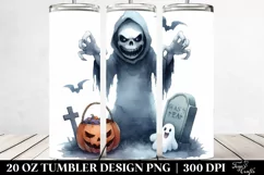 Funny Halloween Clipart, Nightmare 20 Oz Tumbler Product Image 2