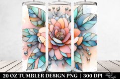 Wooden Camellia Clipart 20 Oz Tumbler Product Image 2