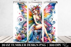 Fairy Sitting Dressed | 20 oz Tumbler Product Image 2
