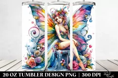 Fairy Sitting Dressed | 20 oz Tumbler Product Image 2