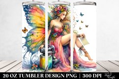 Fairy Sitting Dressed | 20 oz Tumbler Product Image 2