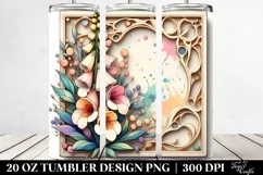 Stained Foxglove Tumbler | 20 oz Tumbler Product Image 2