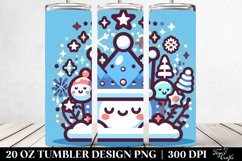 Colorful Winter Crown Design, High-Res 20 Oz Tumbler Product Image 2