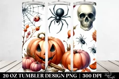 Vintage Halloween Spider | 20 oz Tumbler Product Image 2