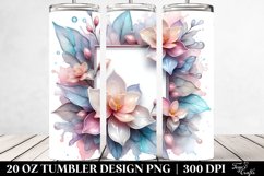 Glossy Gardenia Tumbler | 20 oz Tumbler Product Image 2