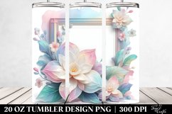 Glossy Gardenia Tumbler | 20 oz Tumbler Product Image 2