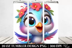 Colorful Baby Pigeon | 20 Oz Tumbler Product Image 2