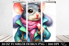 Cute Baby Mouse Drawing Tumbler | 20 oz Tumbler Product Image 2