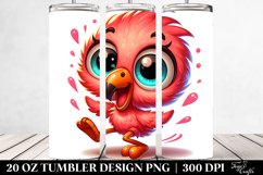 Colorful Baby Flamingo | 20 Oz Tumbler Product Image 2