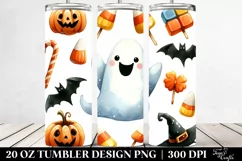 Funny Halloween Clipart, Candy Corn 20 Oz Tumbler Product Image 2