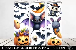 Simple Funny Halloween Clipart 20 Oz Tumbler Product Image 2