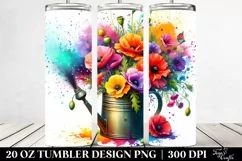Vibrant Sprinkling Can,Poppy|20 oz Tumbler Product Image 2