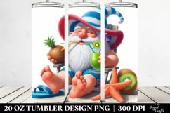Digital Painting Pastel Gnome | 20 Oz Tumbler Product Image 2