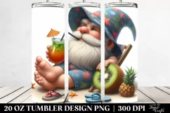 Digital Painting Pastel Gnome | 20 Oz Tumbler Product Image 2