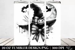 Washed Watercolor Coquette Bow | 20 oz Tumbler Product Image 2