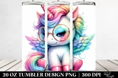 es Unicorn Baby. 20 Oz Tumbler Design Product Image 2