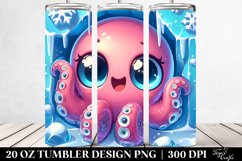 Excited Baby Frog Clipart, High-Res 20 Oz Tumbler Product Image 2