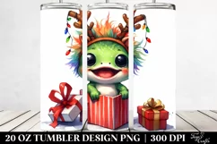 Expressive Frog with Crazy Haircut 20 Oz Tumbler Product Image 2