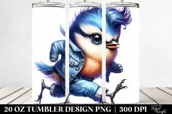 Cute Baby Bird Running | 20 oz Tumbler Product Image 2