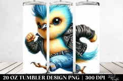 Cute Baby Bird Running | 20 oz Tumbler Product Image 2