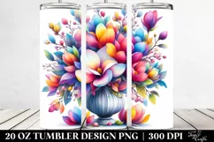 Colorful Magnolia Vase | Tumbler Product Image 2