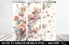 Tumbling Petals in the Wind | 20 Oz Tumbler Product Image 2