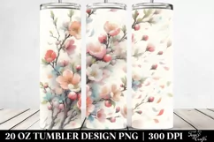 Tumbling Petals in the Wind | 20 Oz Tumbler Product Image 2