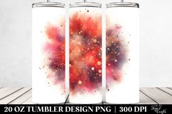 Colorful Glittery Redish Watercolor Particles | 20 Oz Product Image 2