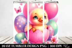Vibrant Baby Duck | 20 Oz Tumbler Product Image 2