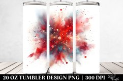 Colorful Glittery Redish Watercolor Particles | 20 Oz Product Image 2