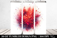 Colorful Glittery Redish Watercolor Particles | 20 Oz Product Image 2