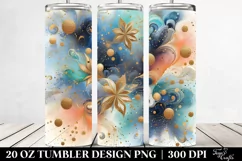 Colorful Blueish Glittery | 20 oz Tumbler Product Image 2