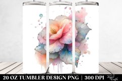 Shiny Begonia Clipart, High-Res 20 Oz Tumbler Product Image 2