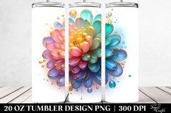 Glossy Chrysanthemum | 20 oz Tumbler Product Image 2