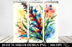 Colorful Stained Hummingbird | 20 Oz Tumbler Product Image 2