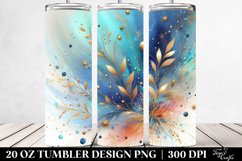 Colorful Blueish Glittery | 20 oz Tumbler Product Image 2