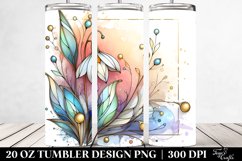 Stained Snowdrop | 20 oz Tumbler Product Image 2