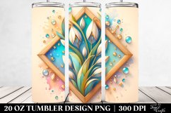 Stained Snowdrop | 20 oz Tumbler Product Image 2