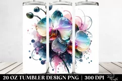 Vibrant Colorful Orchid | 20 Oz Tumbler Product Image 2